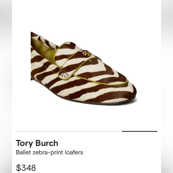 Tory Burch
Ballet zebra-print loafers $419 NWT - Picture 5 of 8